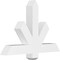 Ekena Millwork Kennewick Architectural Grade PVC Gable Bracket, 36"W x 24"H x 4"D x 4"F, 16/12 Pitch GBP036X24X0404KEN00 - alternate 1